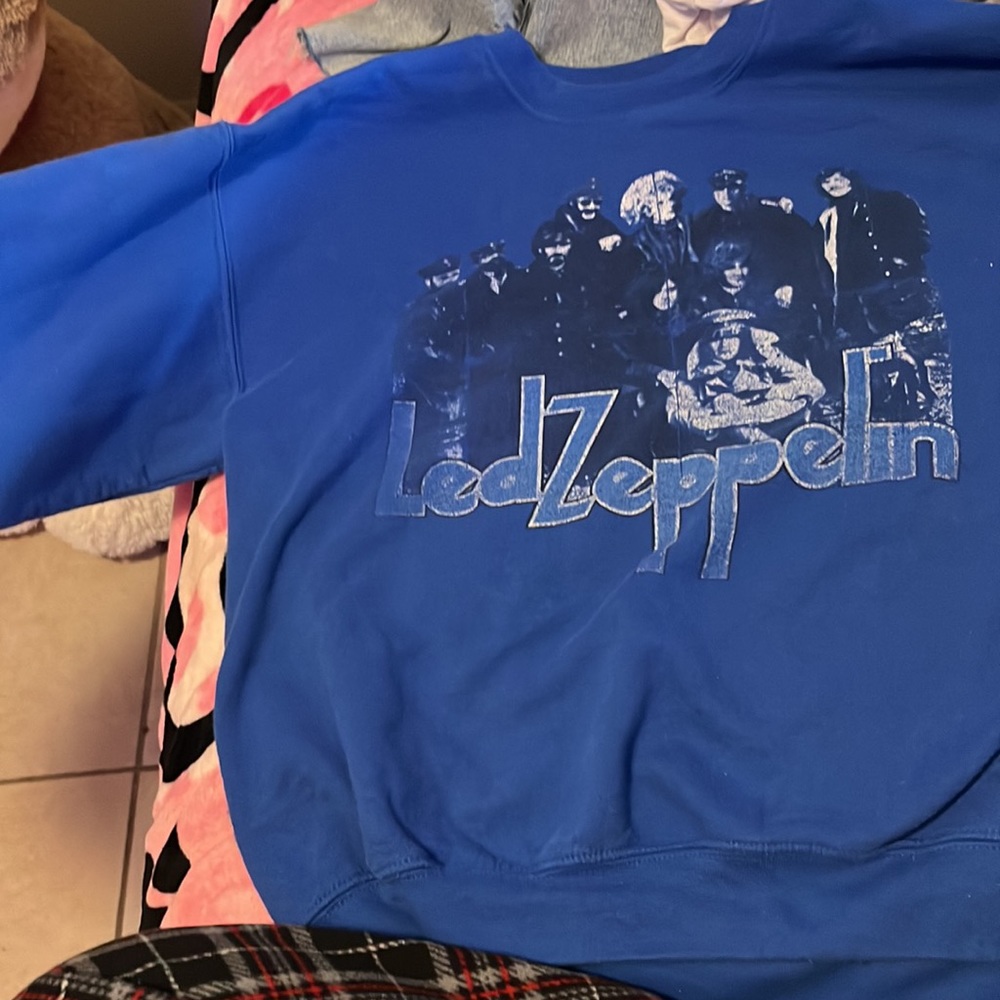Royal blue Led Zeppelin hoodie